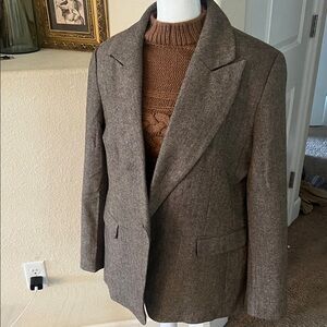 Banana Republic Harringbone Blazer
